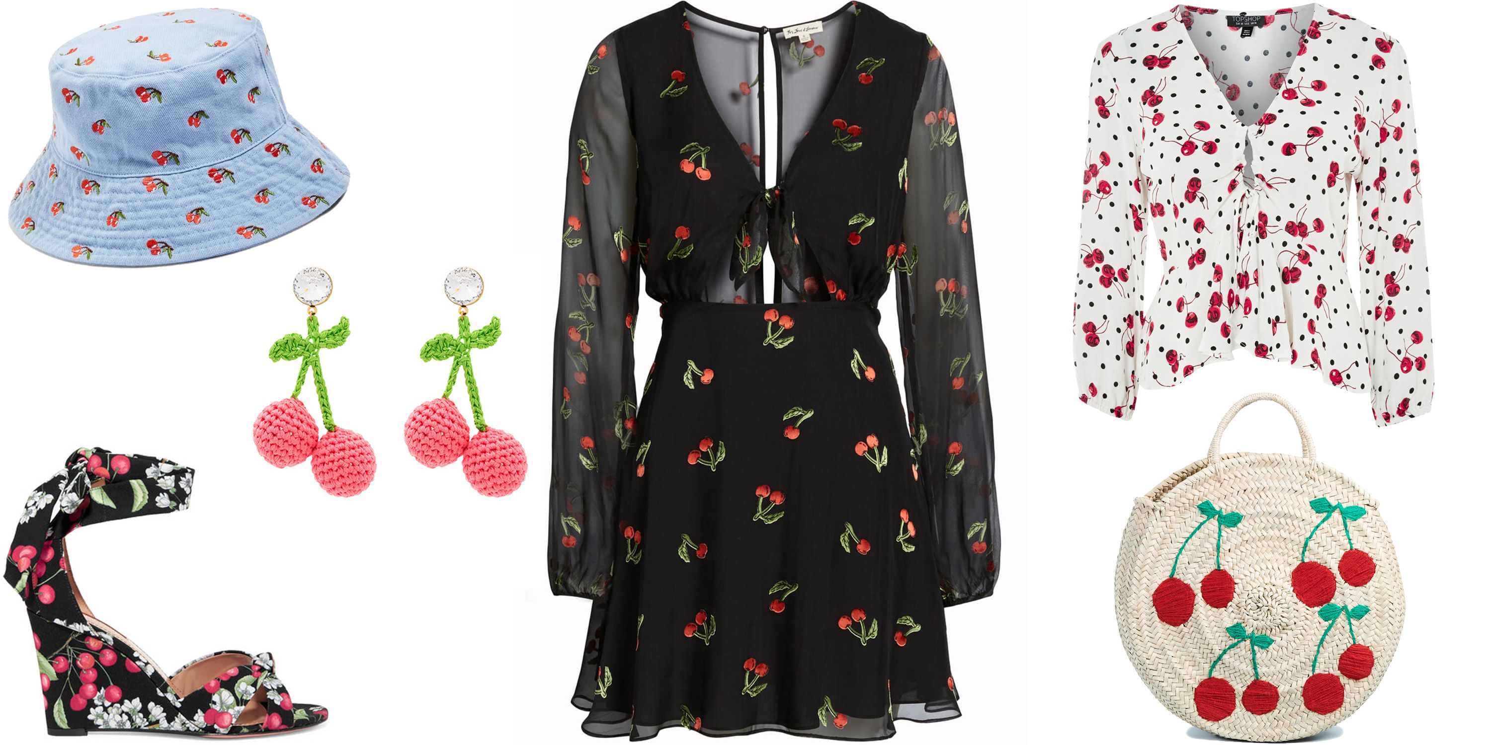 moschino cherry dress