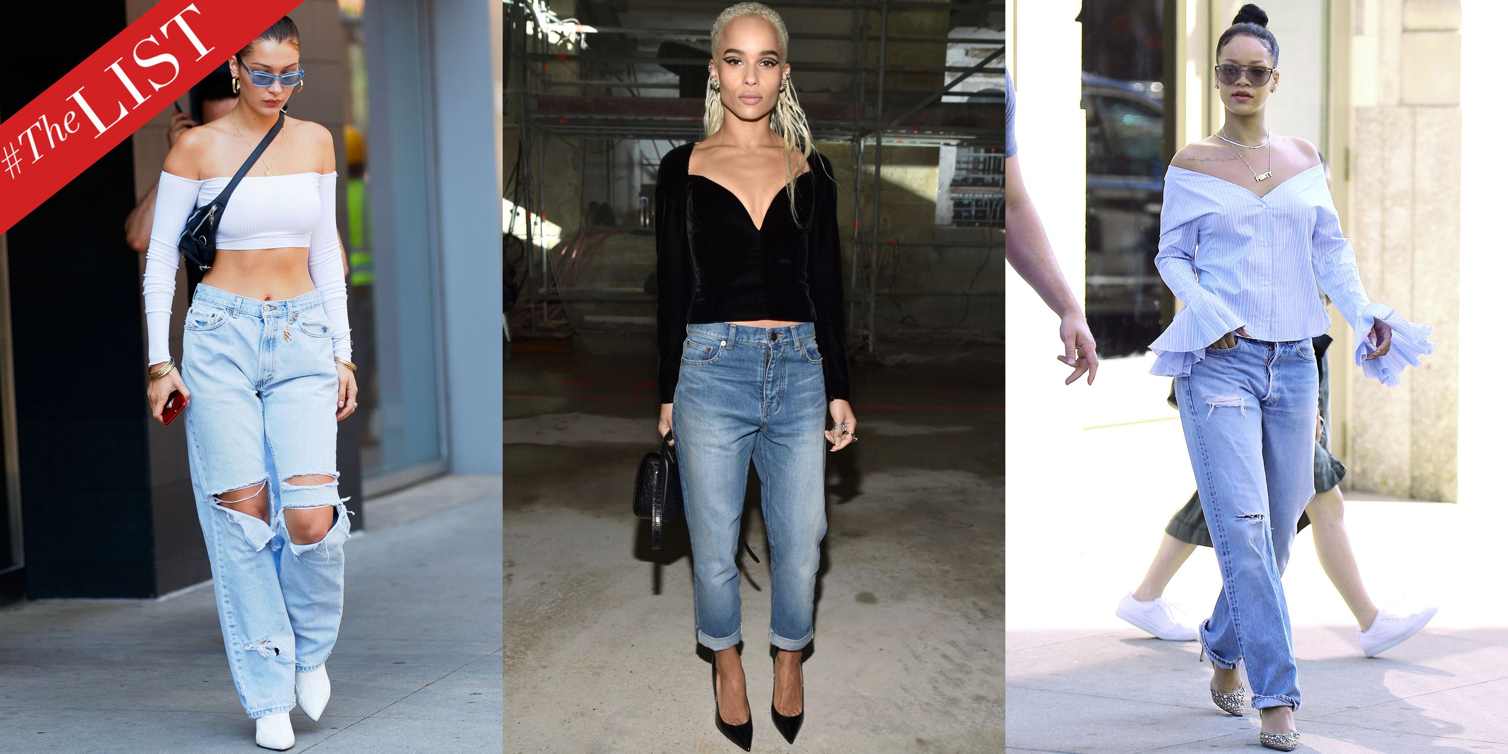 How To Wear Boyfriend Jeans How Editors Wear Boyfriend Denim