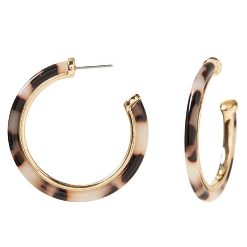 Lucite Hoop Earrings Fashion Jewelry Trend Image