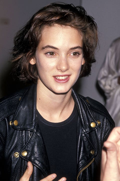 winona ryder best hair and makeup looks  winona ryder old