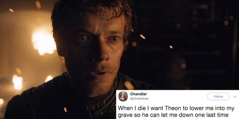 Theon Jumping Ship Tweets And Memes Game Of Thrones Season 7