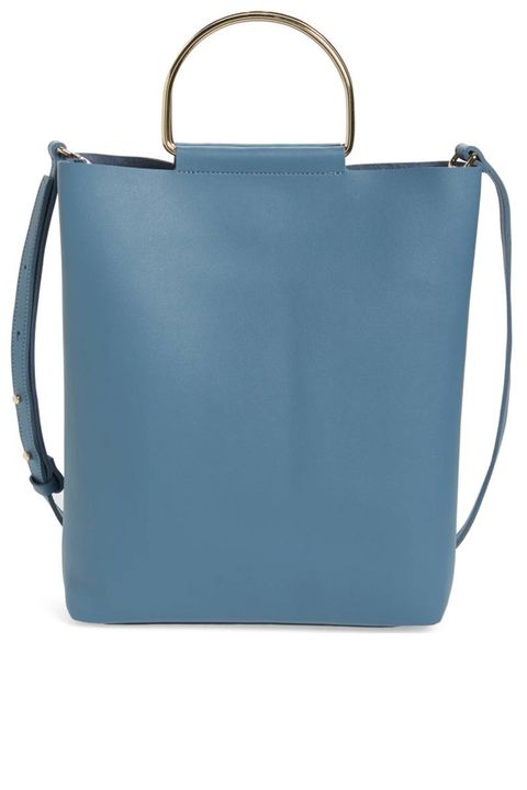 Blue, Product, Bag, Style, Azure, Shoulder bag, Aqua, Electric blue, Luggage and bags, Metal, 