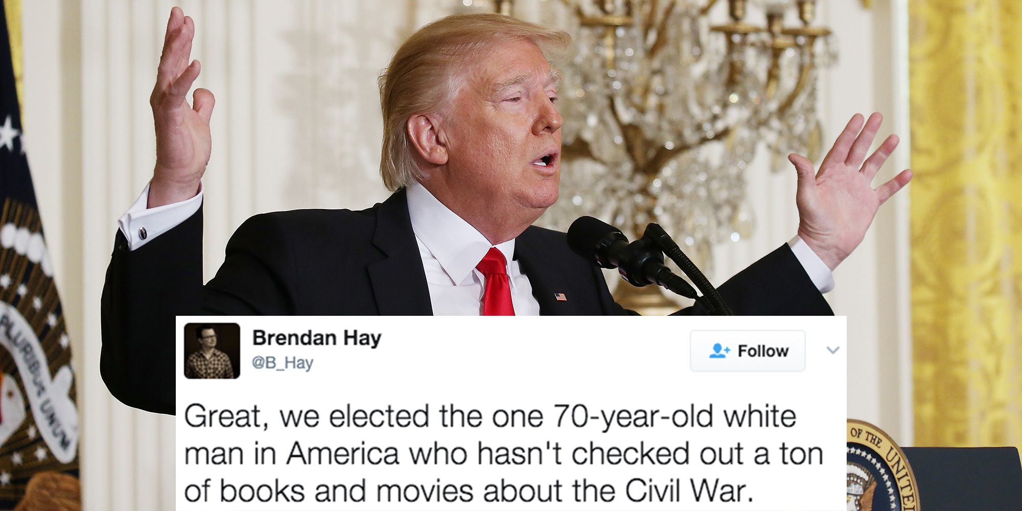 The Best Twitter Reactions To Trump's Civil War Comments - Trump Civil ...