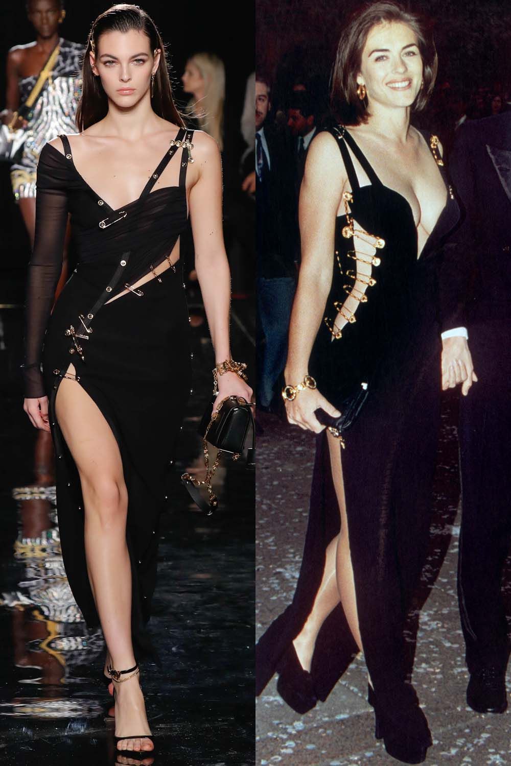 Iconic Versace Dresses On The Runway