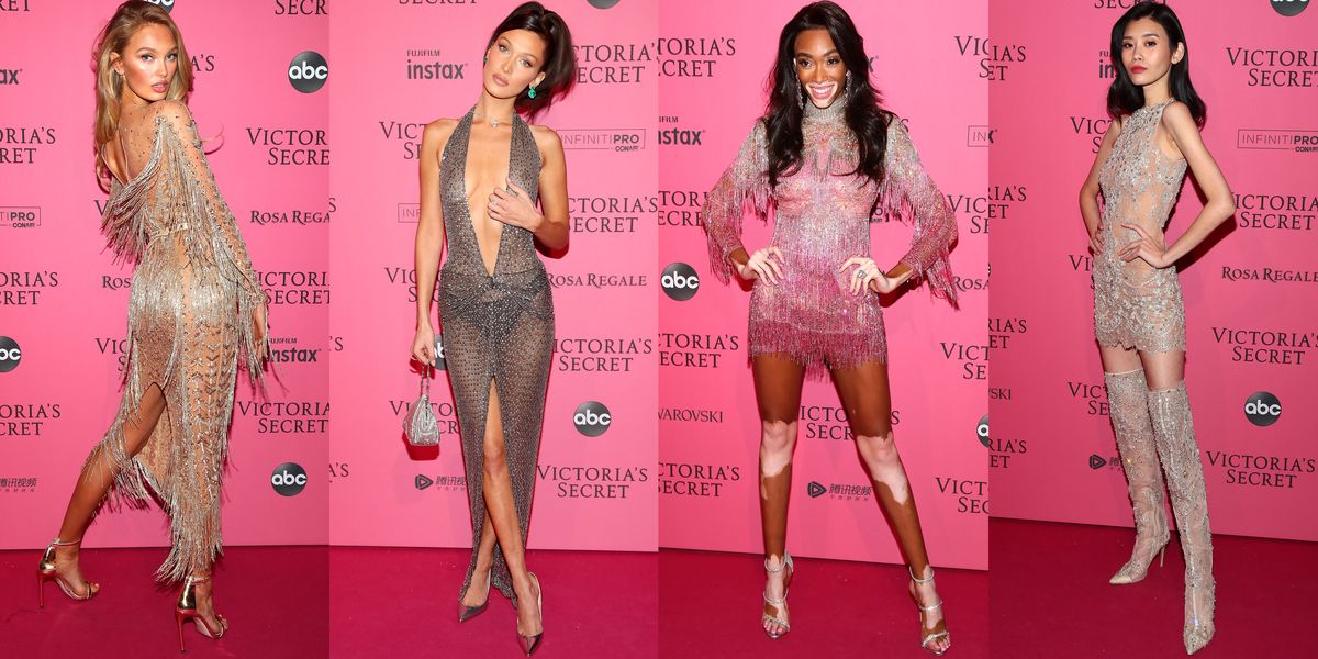 Almost Every Model Wore a Naked Dress to the VS After-Party