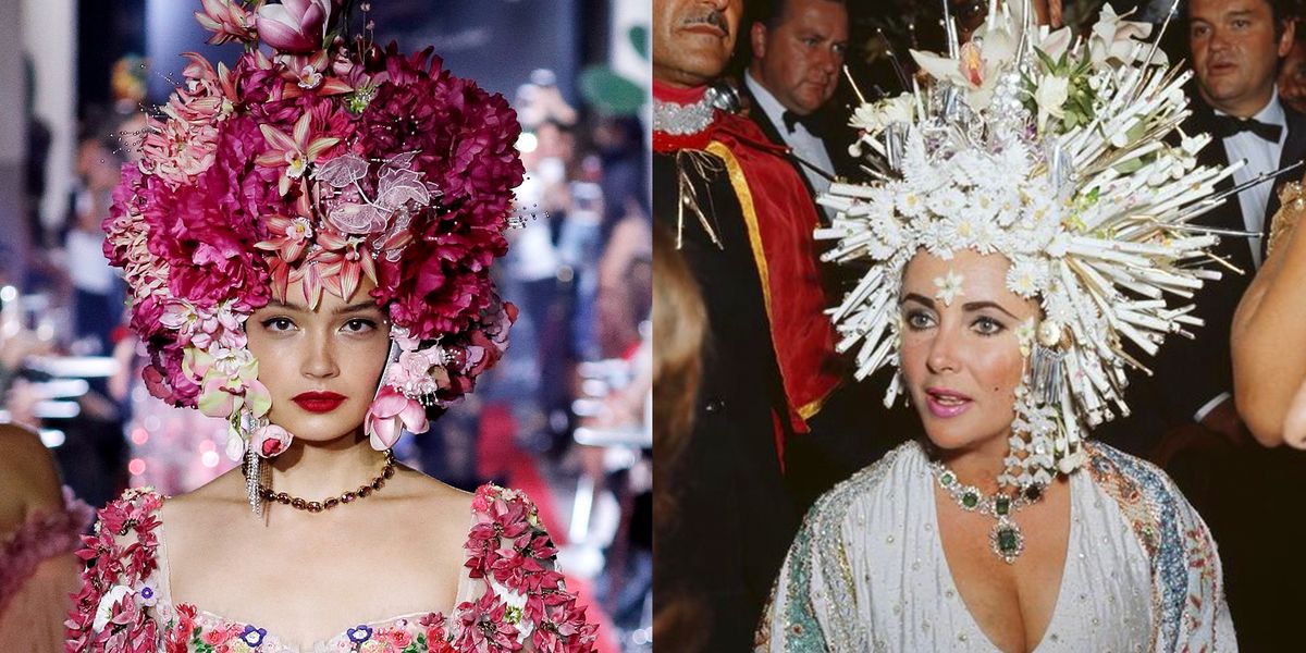 Dolce & Gabbana Secret Fashion Show Inspired by Elizabeth Taylor's ...