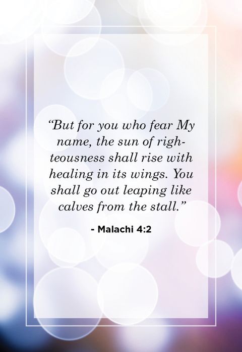 healing bible verse from malachi