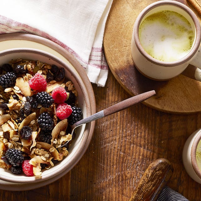 Seeded Granola and Golden Milk Latte seeded granola and golden milk latte