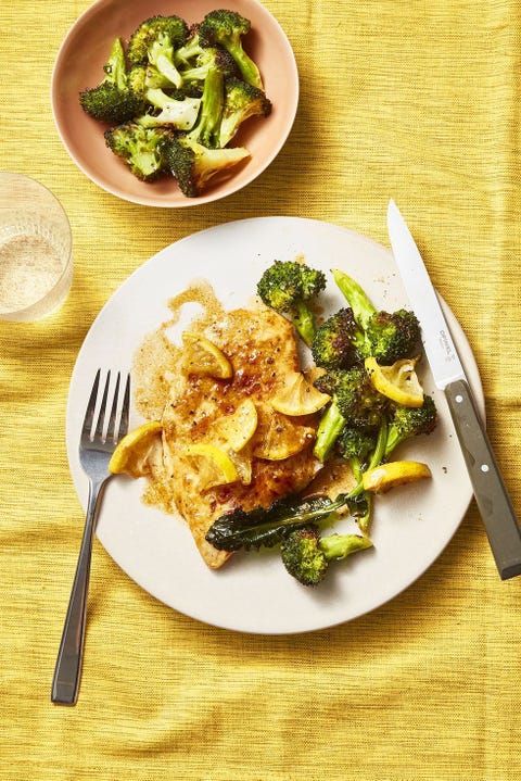 easy and cheap dinners   lemon chicken and broccoli