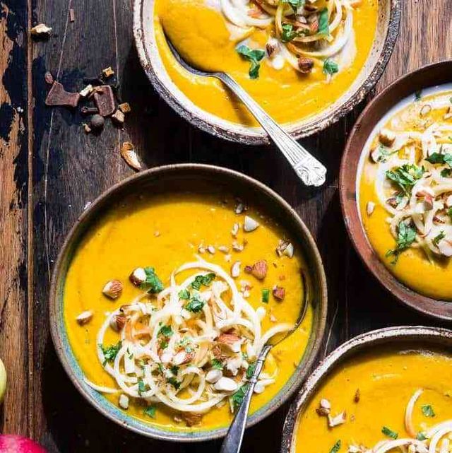 slow cooker Creamy Vegan Sweet Potato Soup