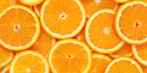 Healthy food, background. Orange