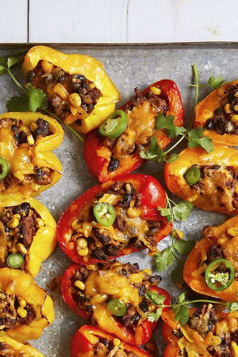 healthy lunch ideas bell pepper nachos