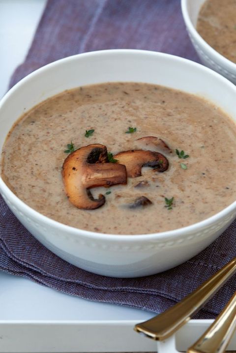 healthy lunch ideas cream of mushroom soup