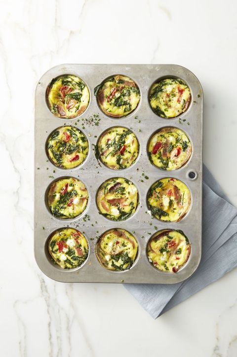 healthy muffins - spinach and egg muffins