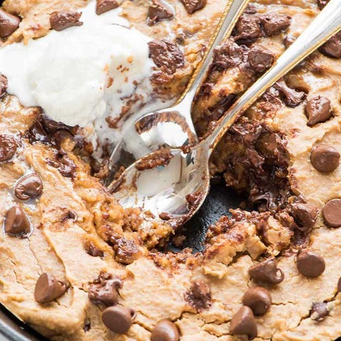 chickpea skillet cookie chickpea skillet cookie