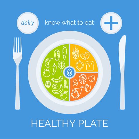 Healthy plate concept