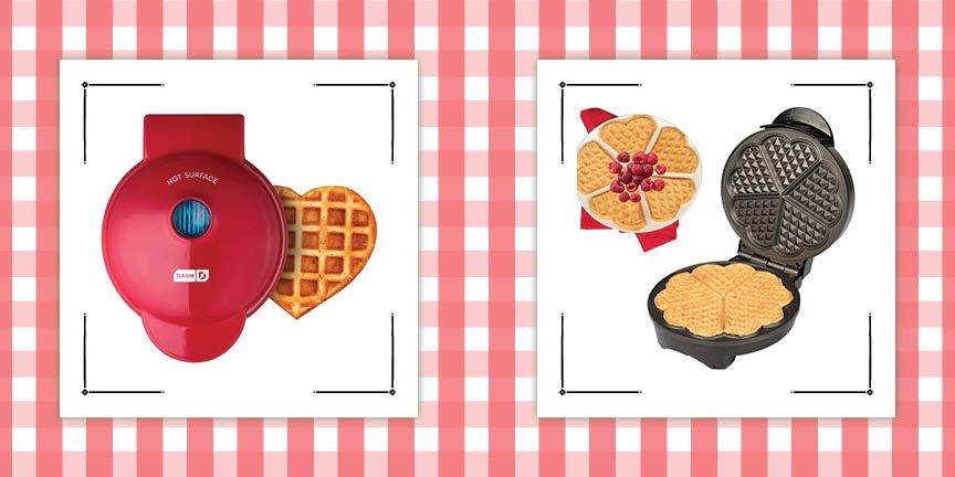 heart shaped waffle pan