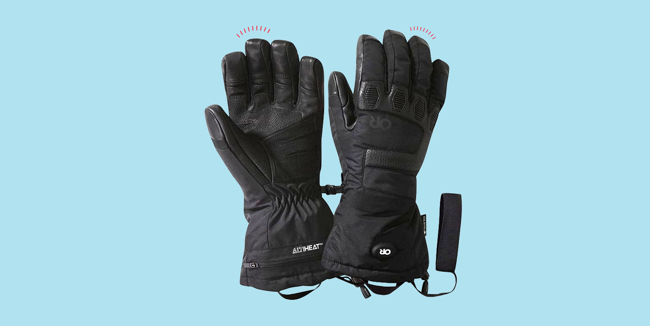 Winter Women Heated Gloves Battery Power Thermal Warmer Gloves Heating Glove 