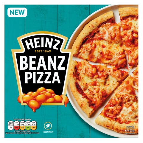 heinz baked beans pizza