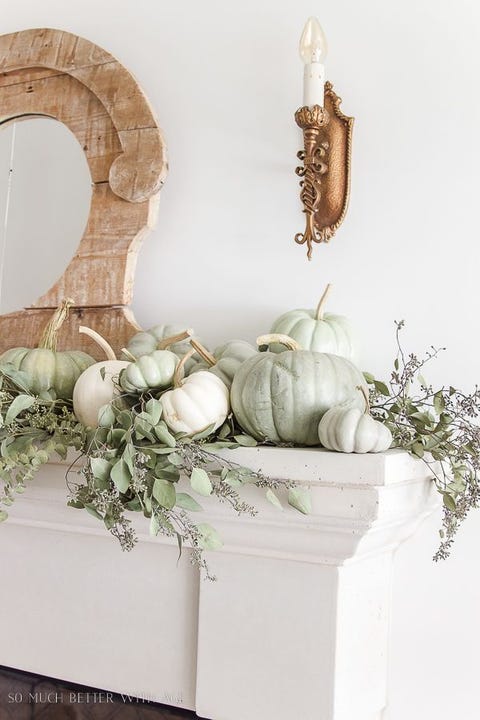 30 DIY Fall Mantel Décor Ideas - Best Fall Mantel Decorations