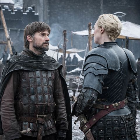 Jaime Knights Brienne In Game Of Thrones Season 8 Episode 2
