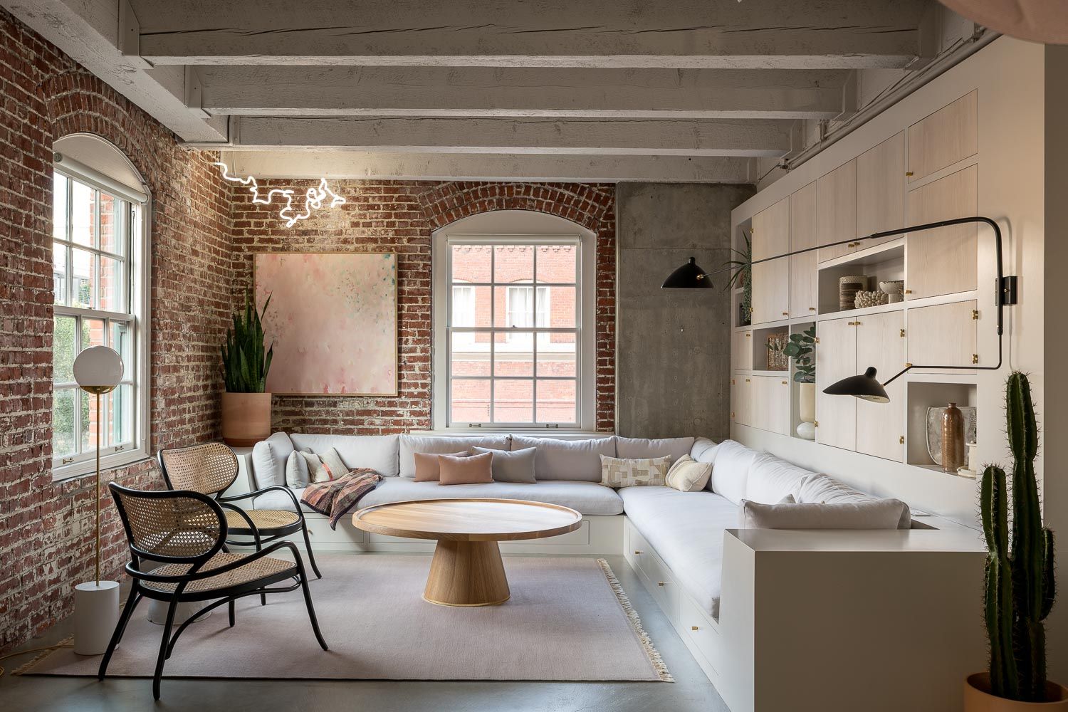 Un loft chic, femenino y minimalismo - Casas