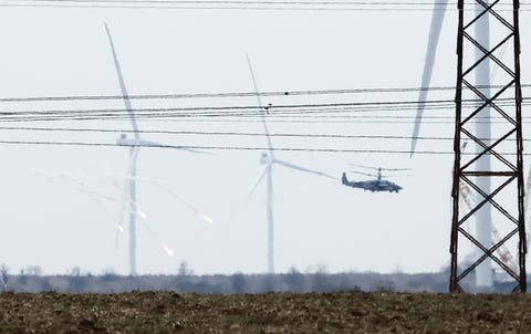 military hardware moved across crimea, russia