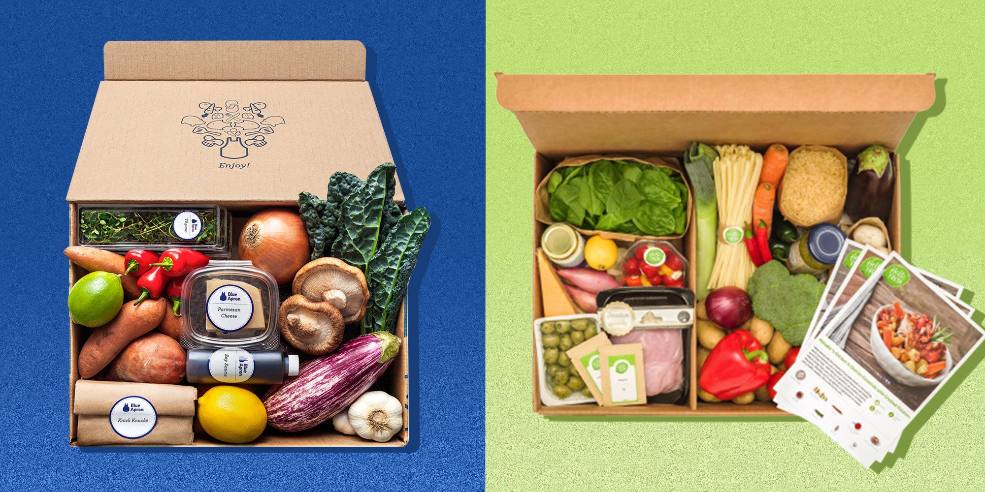 HelloFresh Vs. Blue Apron Meal Delivery 
