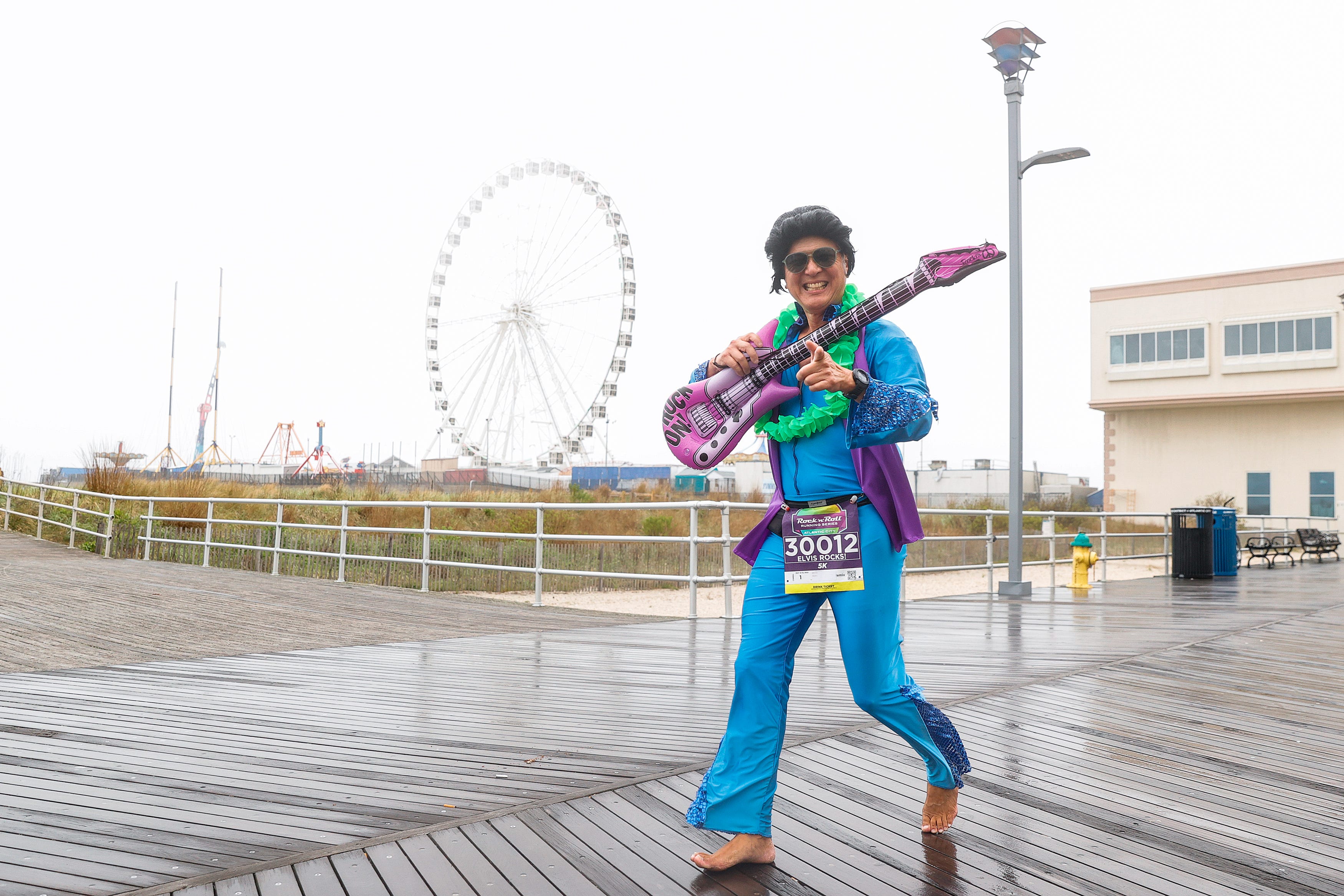 Barefoot Elvis Just Ran His 100th Race Dressed Like the King