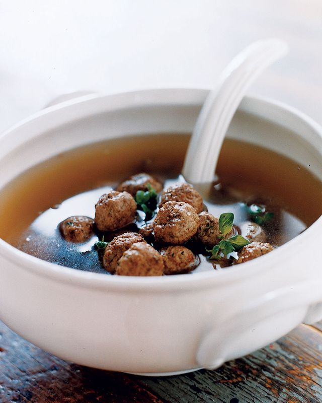 herbed meatball soup