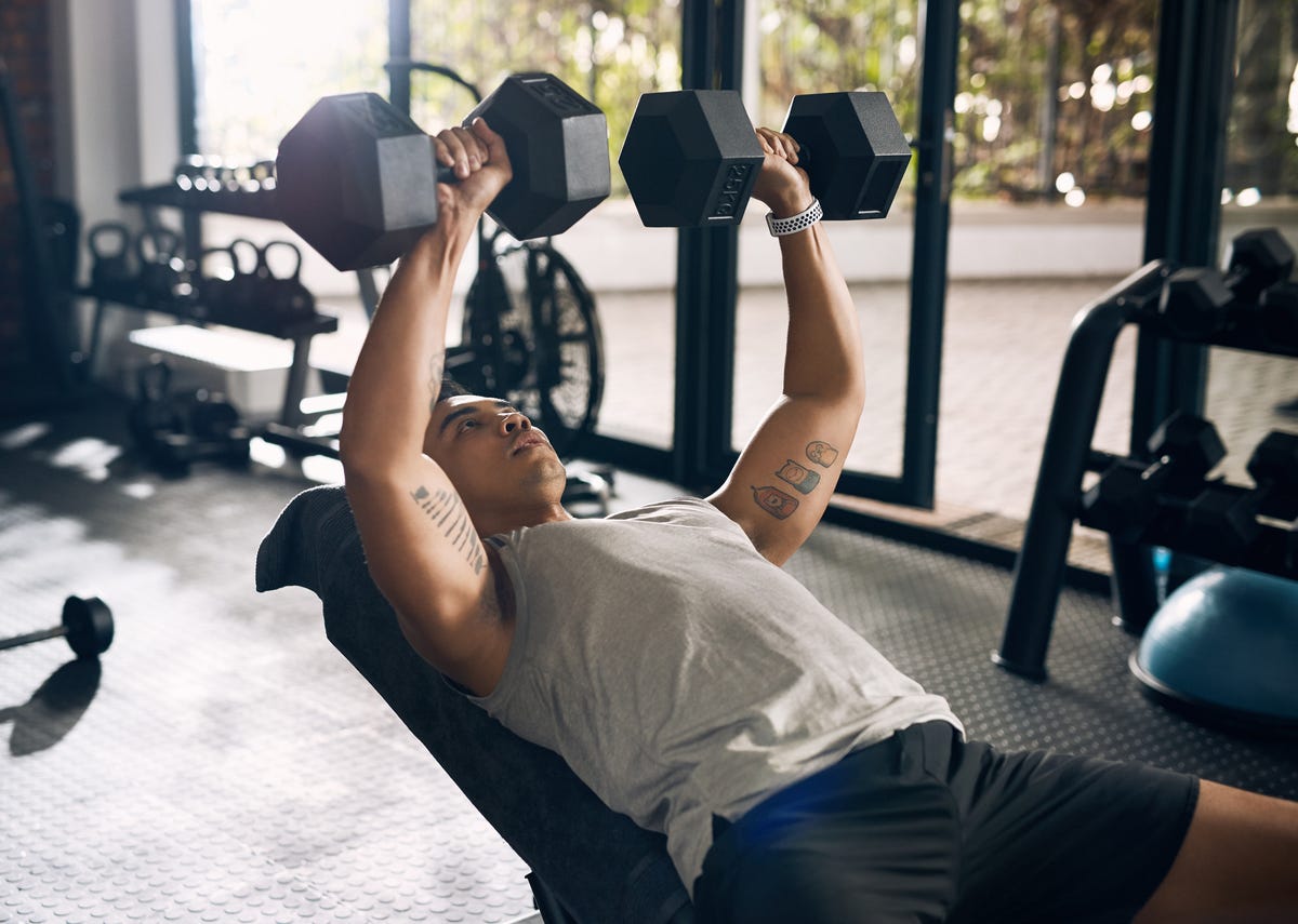 Our 250 Rep Dumbbell Workout Pumps Up Your Chest Arms Shoulders And Back