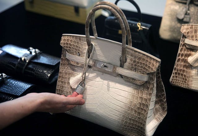 Hermès Birkin handbag sells for £162,500 at Christie's auction