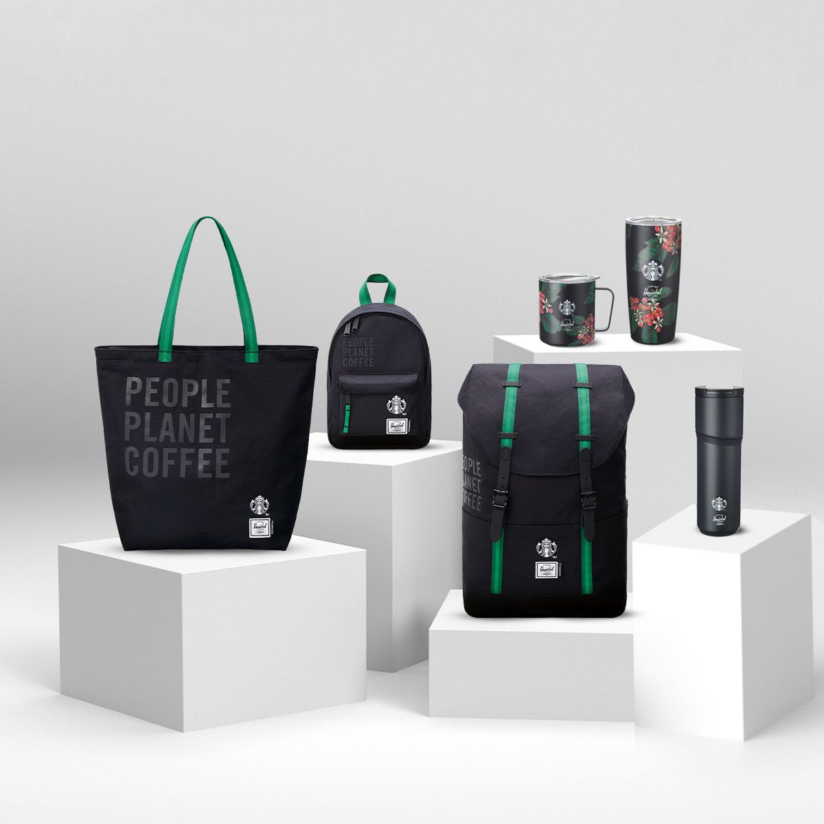 星巴克聯名Herschel Supply Co.推出9大經典周邊商品