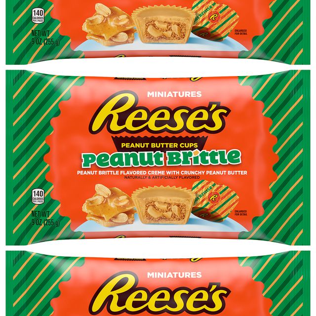 hershey's reese's peanut brittle cups 2021 holiday candy