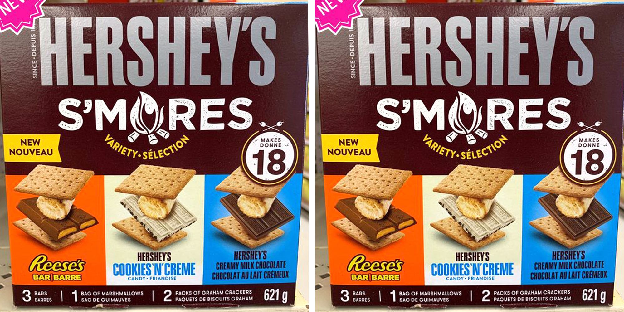 Hershey S New S Mores Variety Kit Involves Reese S And Cookies N Creme Bars