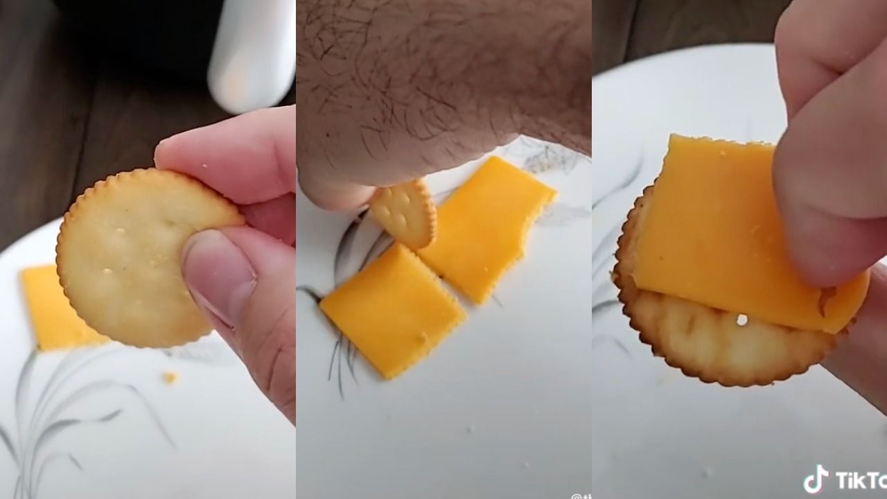 Tiktok User Discovers Ritz Crackers Can Be Used To Cut Cheese