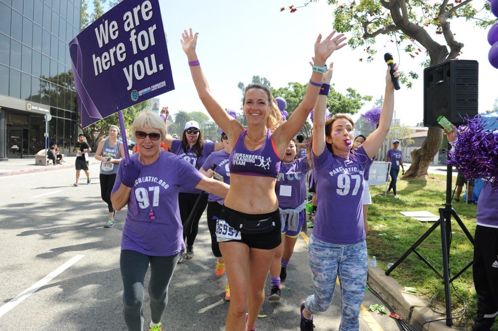 “Marathon Goddess” Julie Weiss Has Raced Her Way to Raising $1 Million for Pancreatic Cancer Research