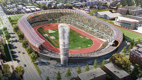 University Of Oregon Unveils Plans For New Hayward Field
