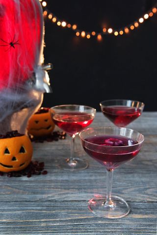lychee eyeball halloween cocktail