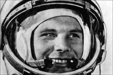 Op 12 april 1961 ging Joeri Gagarin de ruimte in.