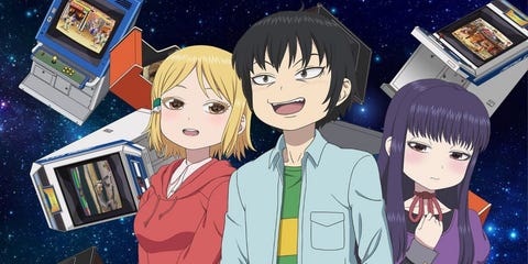 hi score girl netflix anime videojuegos
