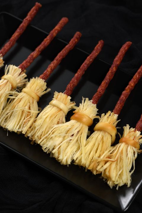 healthy halloween treats witches brooms