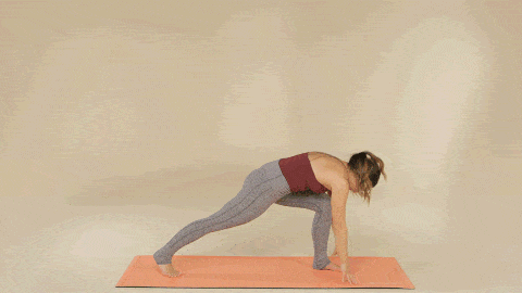 How to do a high lunge in yoga
