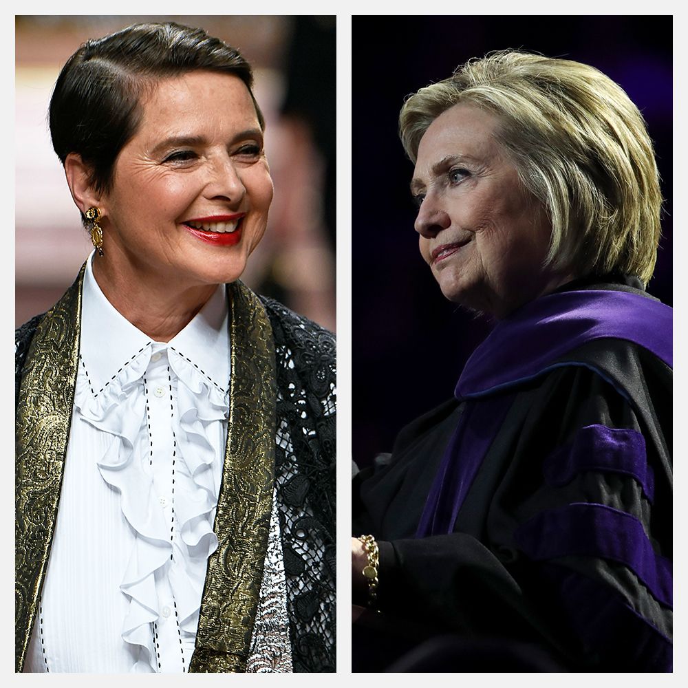 Hillary Clinton Sexual - Isabella Rossellini Graduates Hunter College, Hillary Clinton Gives the  Commencement Speech