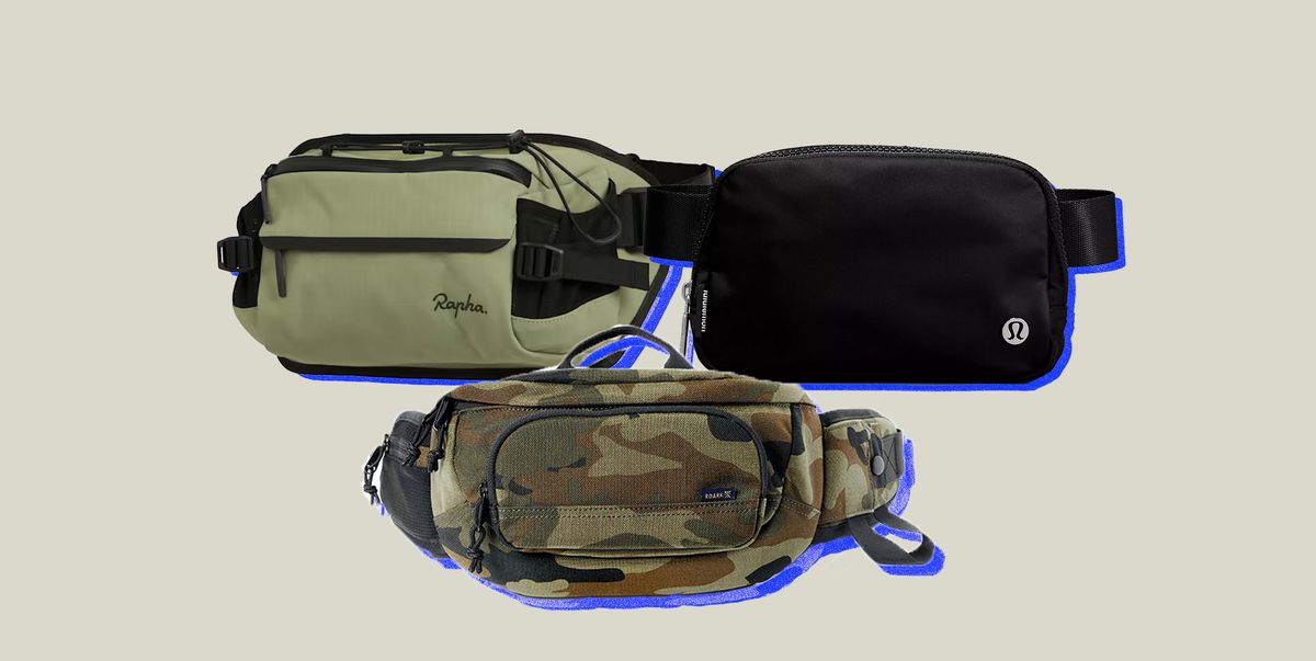 Vintage OUTDOOR PRODUCTS Blue Water Bottle Hydration Hiking Waist Bag Fanny  Pack