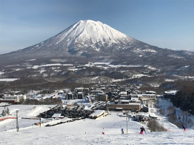 Hirafu Village and Mt Yotei