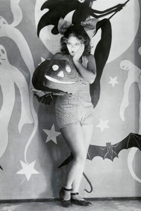 history of halloween clara bow