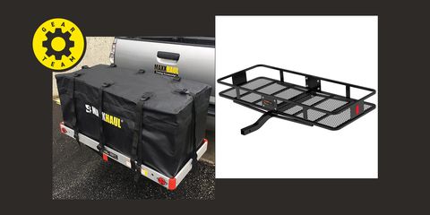 hitch mounted cargo carrier
