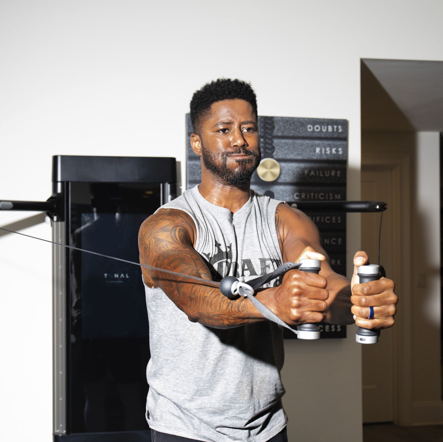 Nate Burleson 'Dates Himself' to Keep His Workouts Consistent