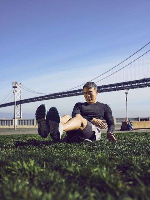 after embracing weight training last summer, 44 year old fitbit ceo james park slashed his body fatby about 20 percent and improved both his balance and his total body strength